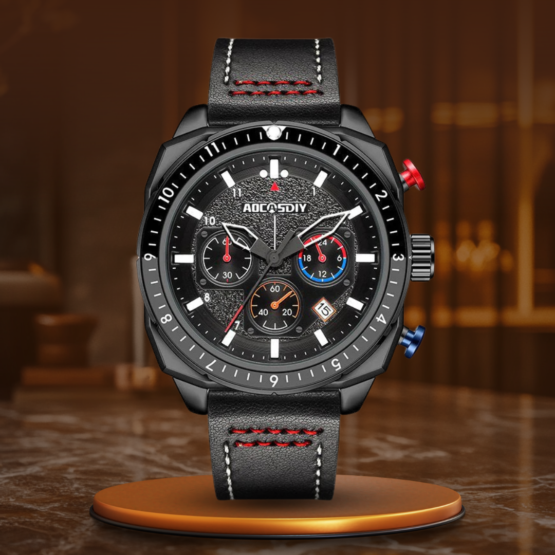 Luxury Sport Quartz Chronograph Watch