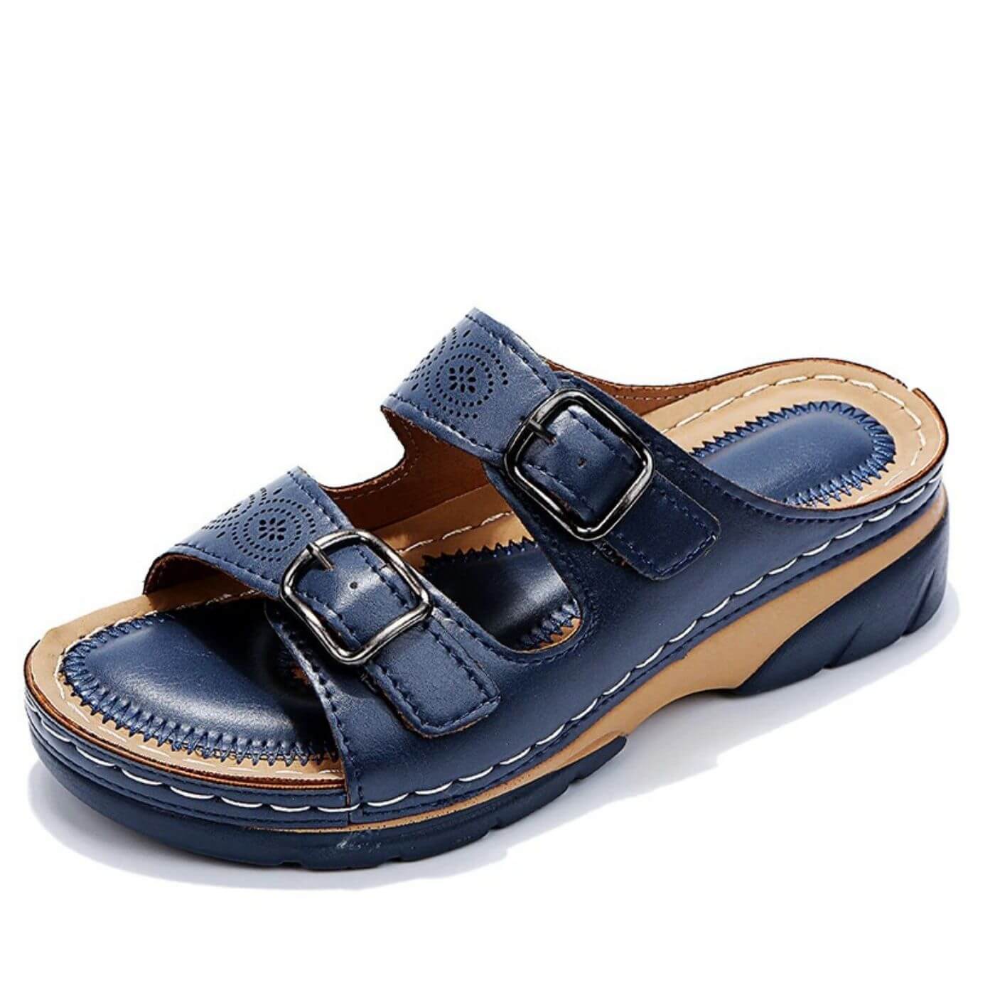 Yadira - Double Buckle Orthopedic Sandals for Maximum Comfort and Support