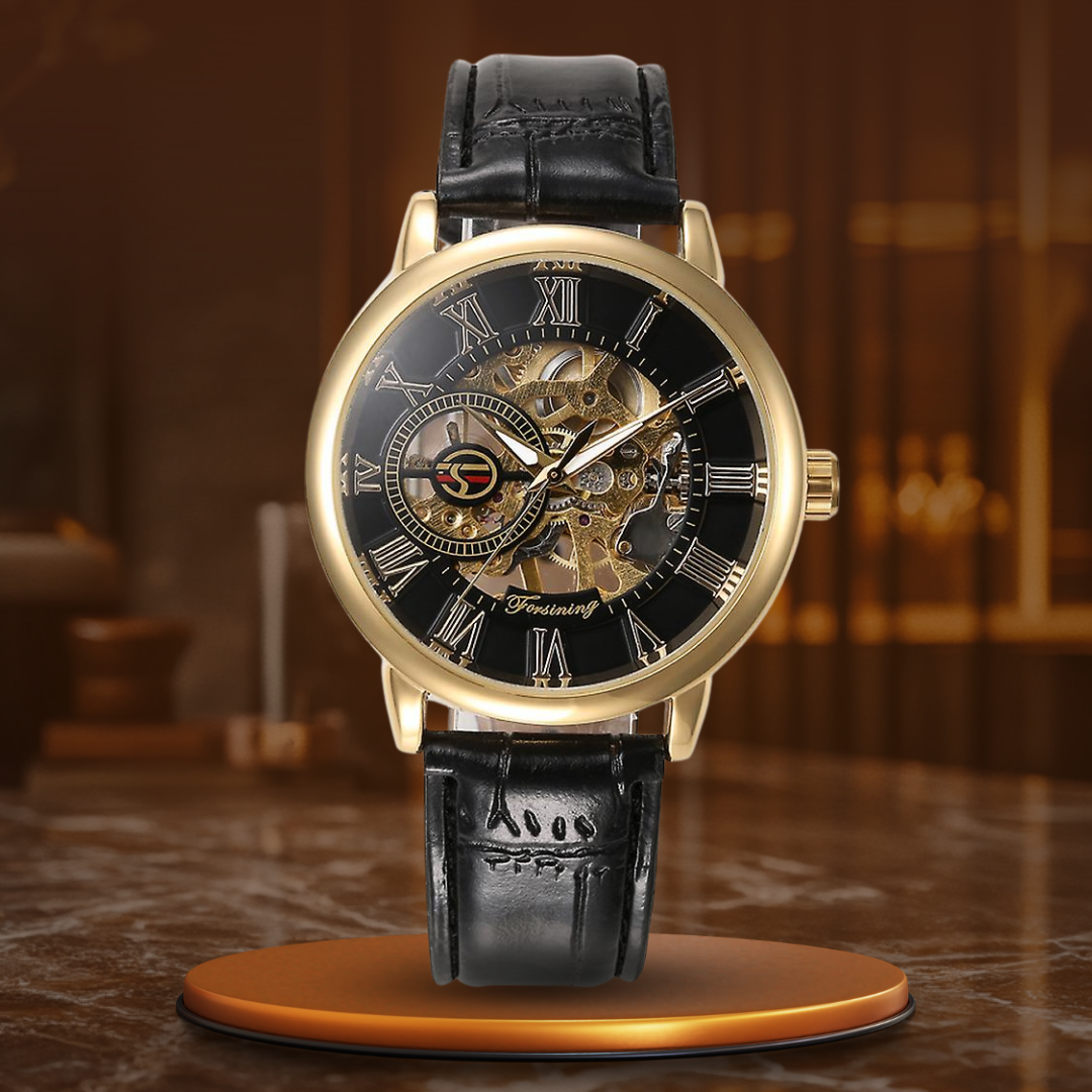 Elegant luxury mechanical watch for a sophisticated style