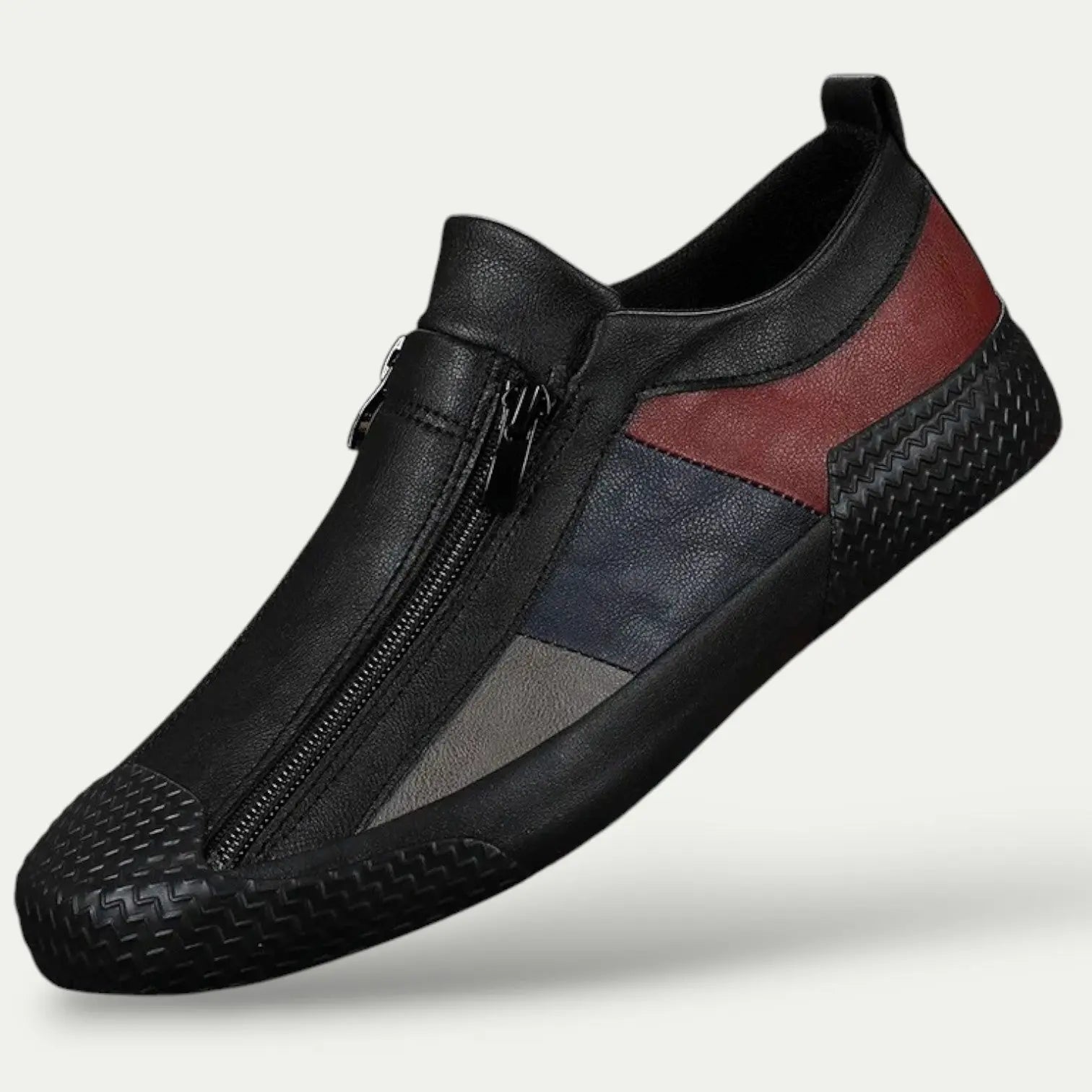 Slip-On Leather Sneakers for Men - Comfort and Style for Everyday Wear