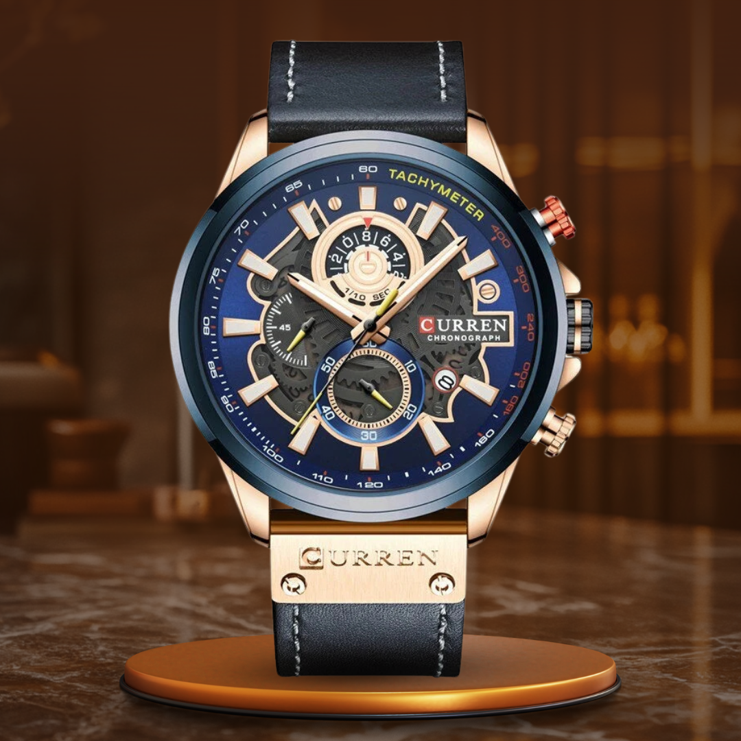 Multifunction Quartz Watch with Built-in Calendar