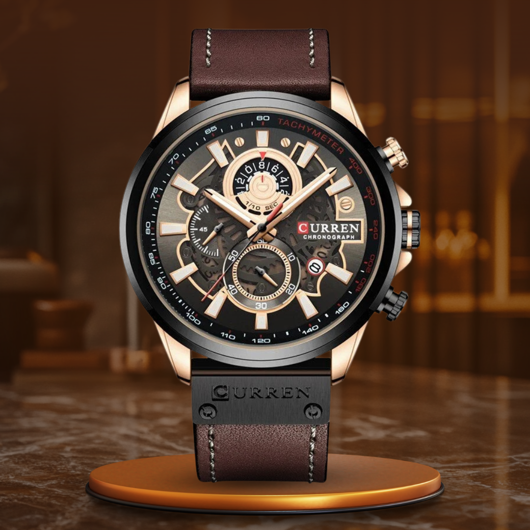 Multifunction Quartz Watch with Built-in Calendar