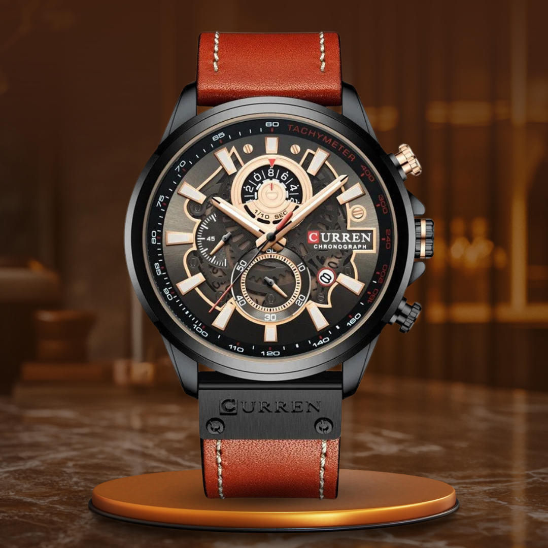Multifunction Quartz Watch with Built-in Calendar