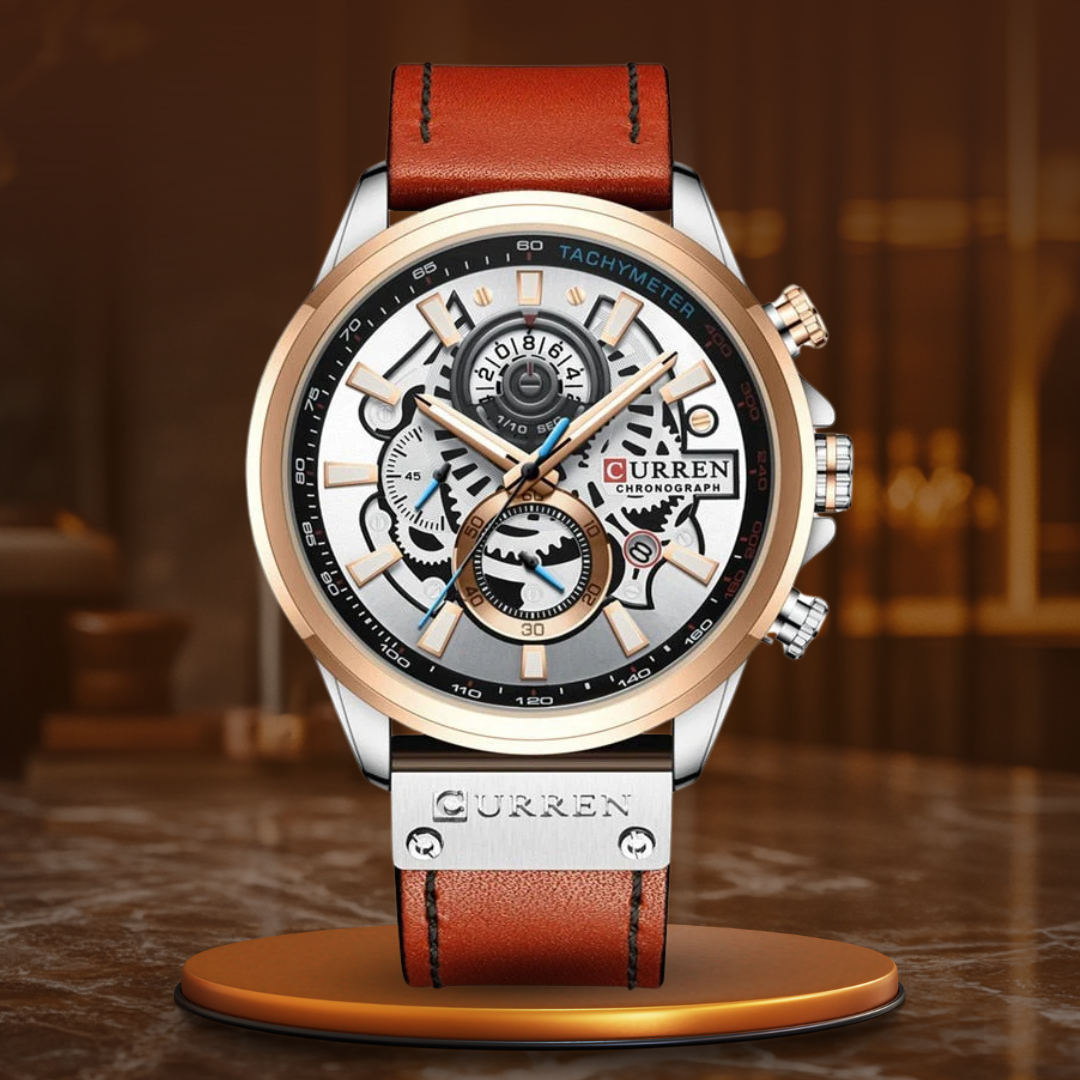 Multifunction Quartz Watch with Built-in Calendar