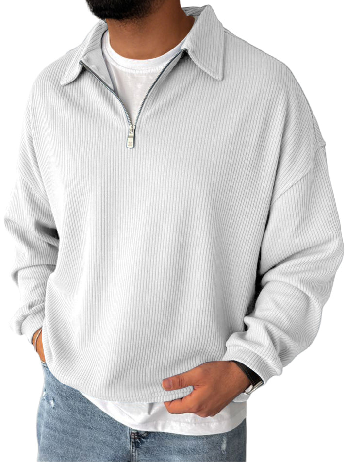 Racel | Long-Sleeve Zip Sweater for Comfort and Style
