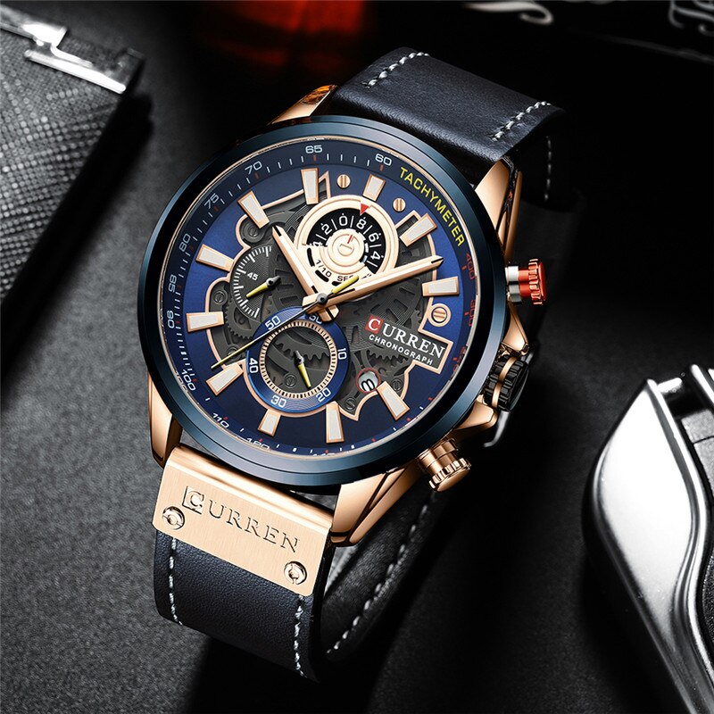 Multifunction Quartz Watch with Built-in Calendar