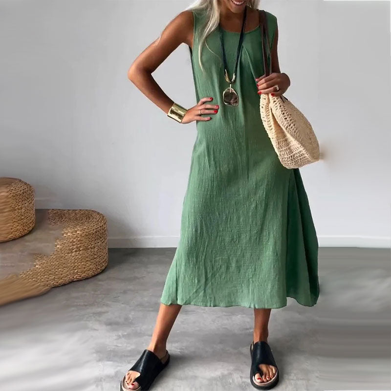 Noemi | Casual Sleeveless Dress with Pockets 7