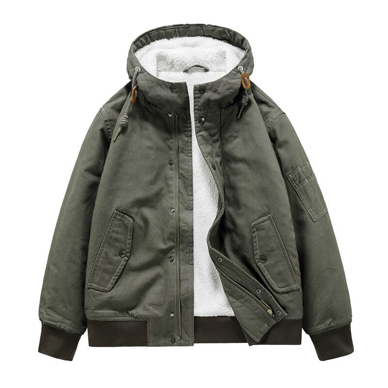 Thermo-Utility Hooded Sweatshirt for Ultimate Comfort