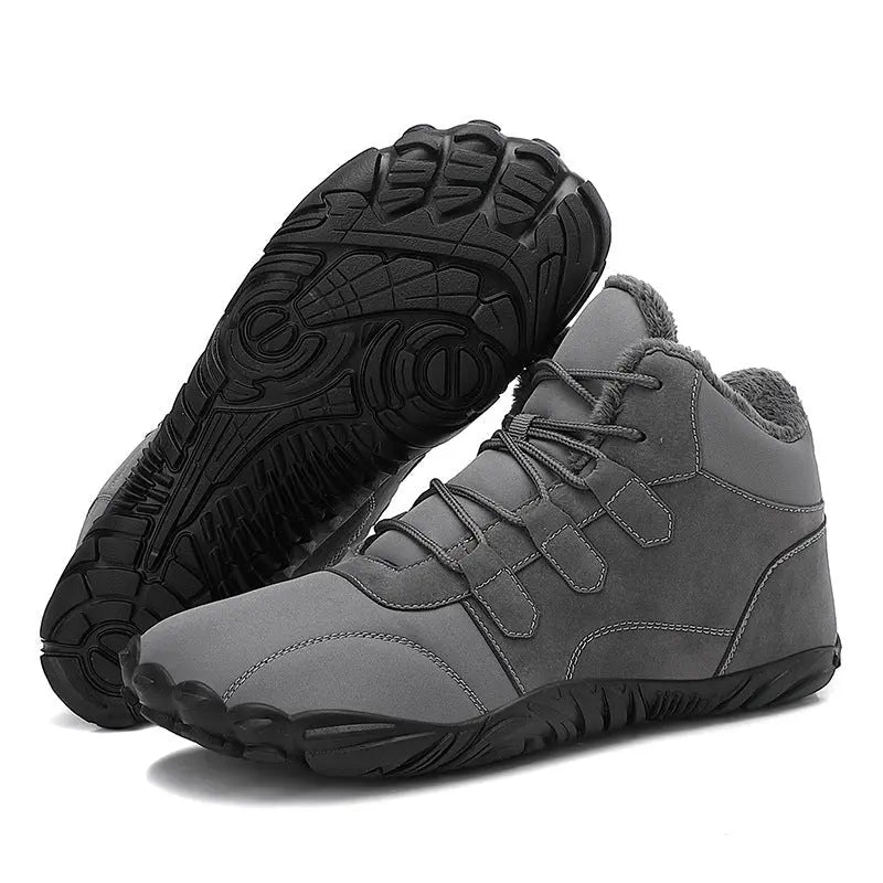 Men's Warm Boots for Barefoot Walking - Modern and Comfortable Winter Choice