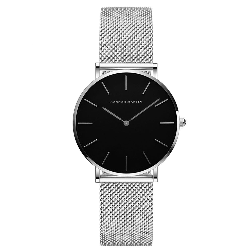 Ultra-thin mesh bracelet women's watch