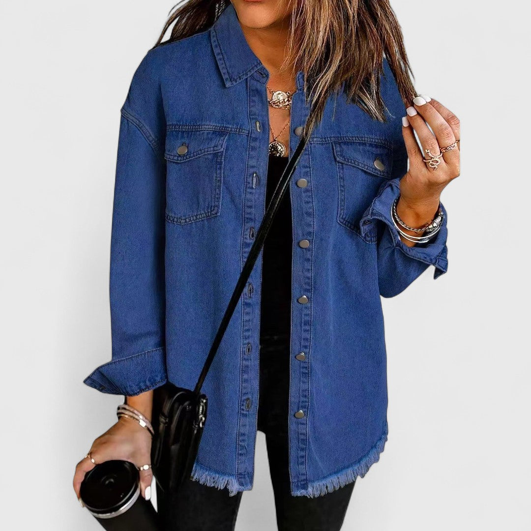 Lesley - Classic Denim Jacket for Elegant Everyday Style