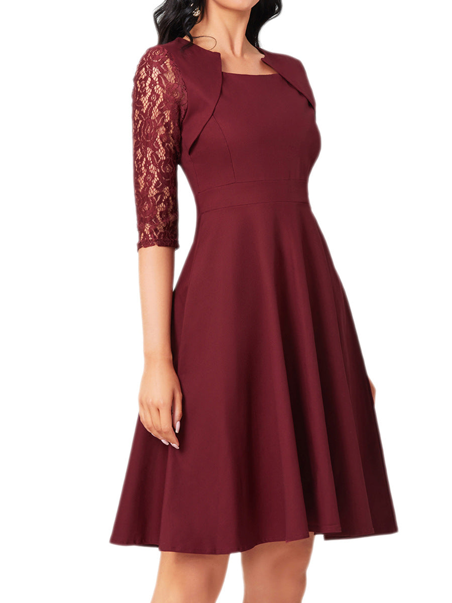 Aurélia – Exquisite Lace Dress for Effortless Elegance