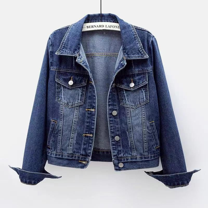Odelia Women's denim jacket with single-breasted cut