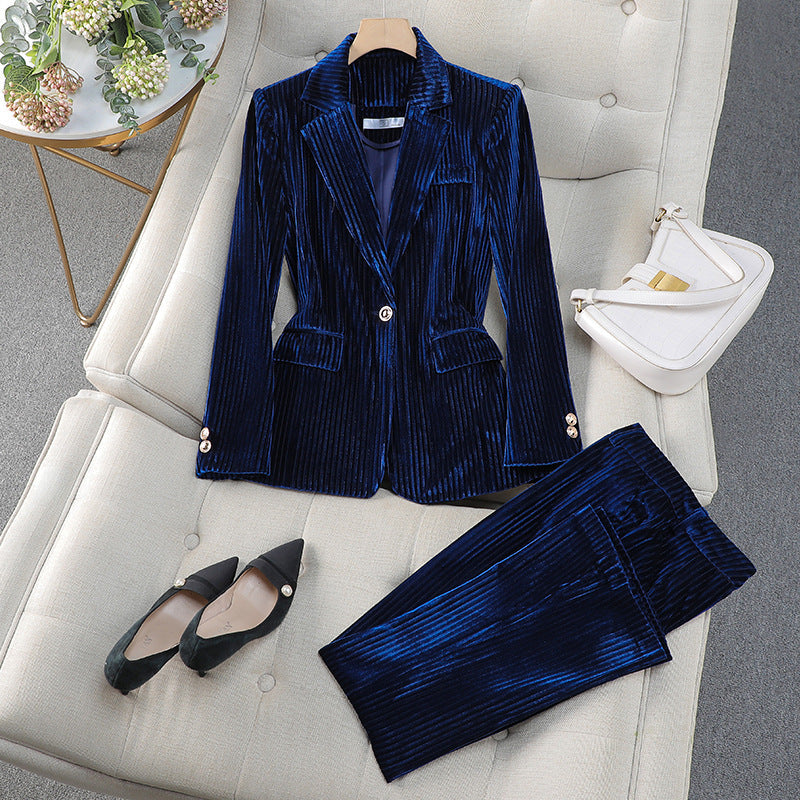 Grace | Chic Women's Set with Long Jacket and Casual Suit