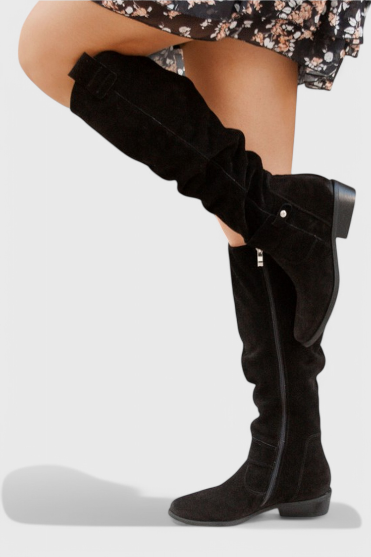 Celine Retro-Style Knee-High Boots for a Chic and Timeless Look
