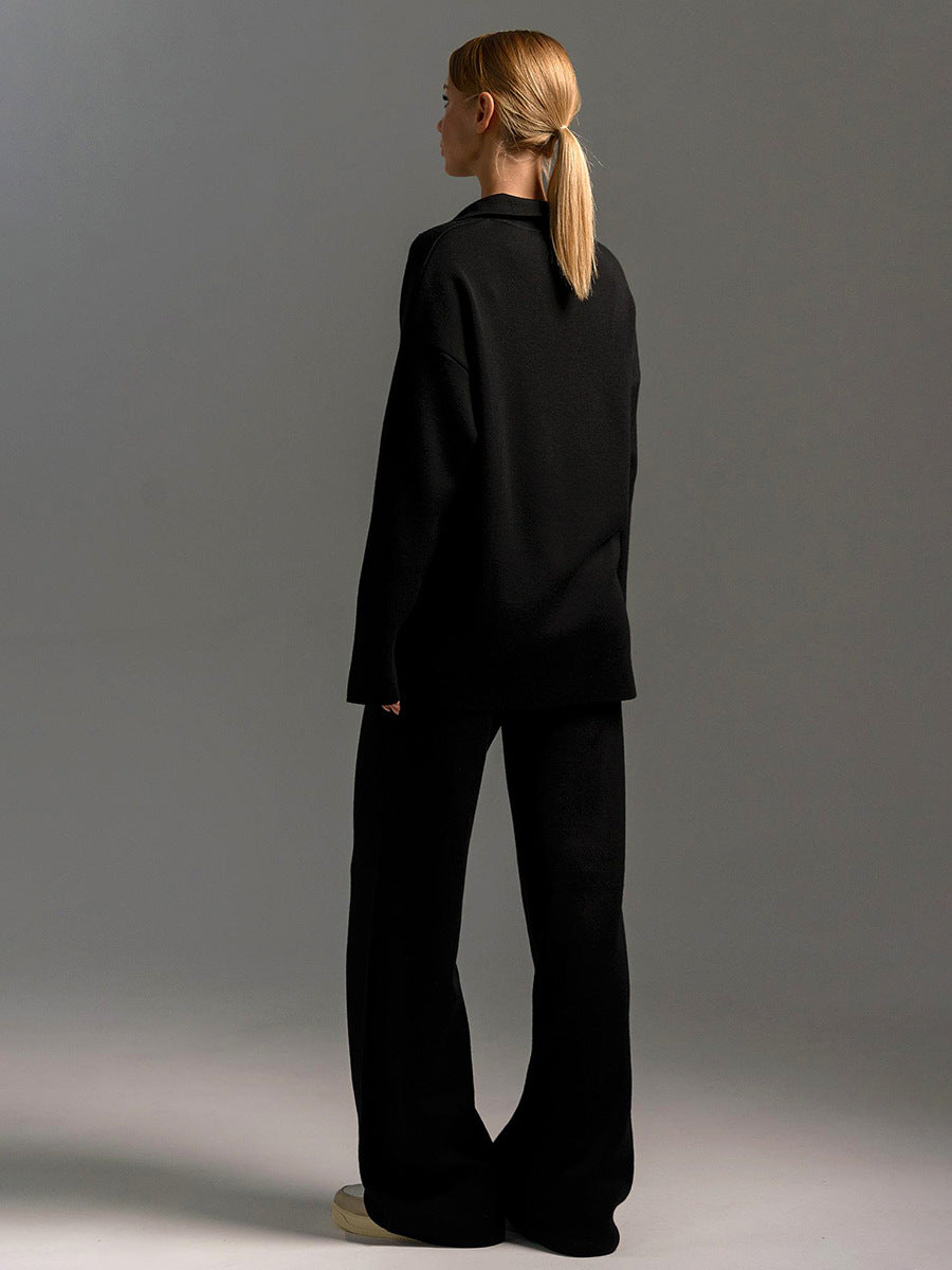 Winter Relaxed Set for Women in Ruby - Comfortable and Elegant