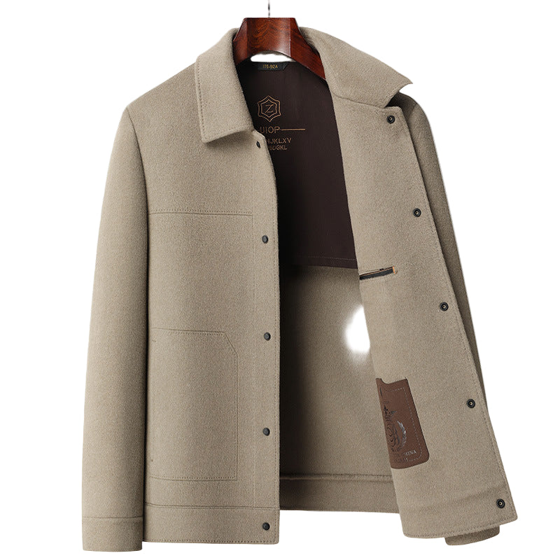 Elegant Wool-Blend Coat for a Polished, Timeless Look