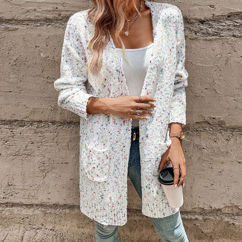 Cozy Casual Open-Front Long-Sleeve Cardigan