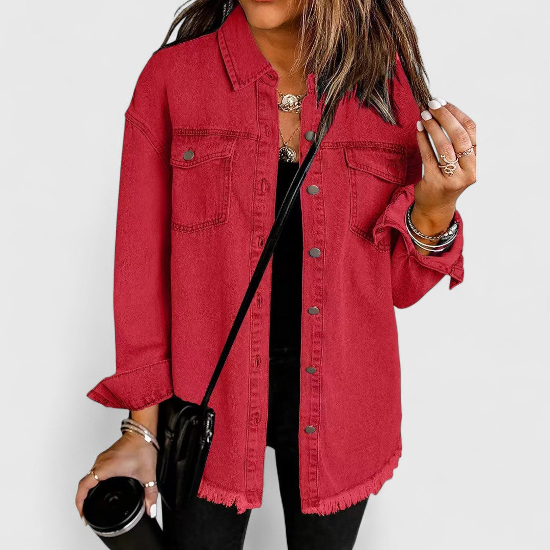 Lesley - Classic Denim Jacket for Elegant Everyday Style