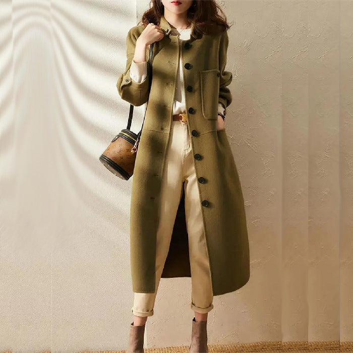 Liv | Elegant and Chic Long Waterproof Coat for Women – Perfect for Winter