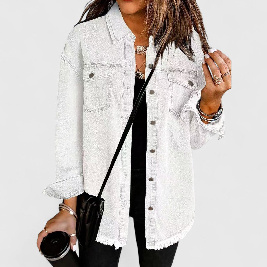 Kristin - Timeless Classic Denim Jacket for Effortless Style