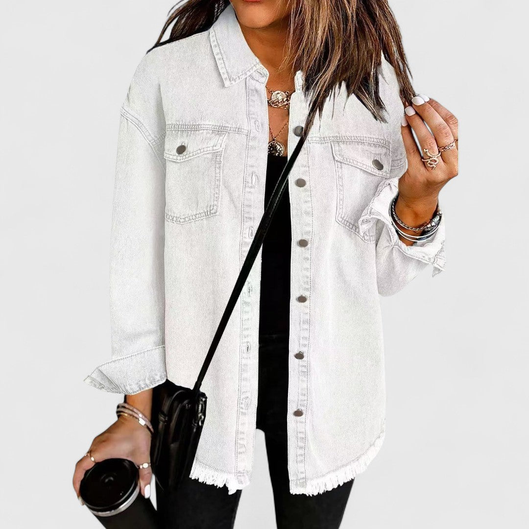 Lesley - Classic Denim Jacket for Elegant Everyday Style