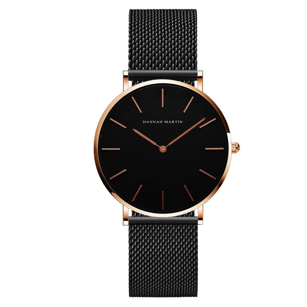 Ultra-thin mesh bracelet women's watch
