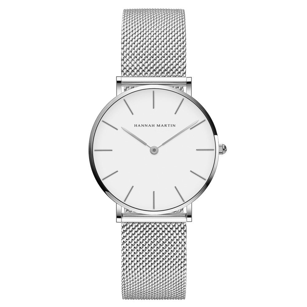 Ultra-thin mesh bracelet women's watch