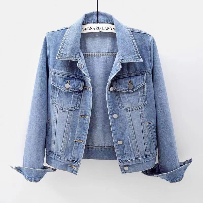 Odelia Women's denim jacket with single-breasted cut
