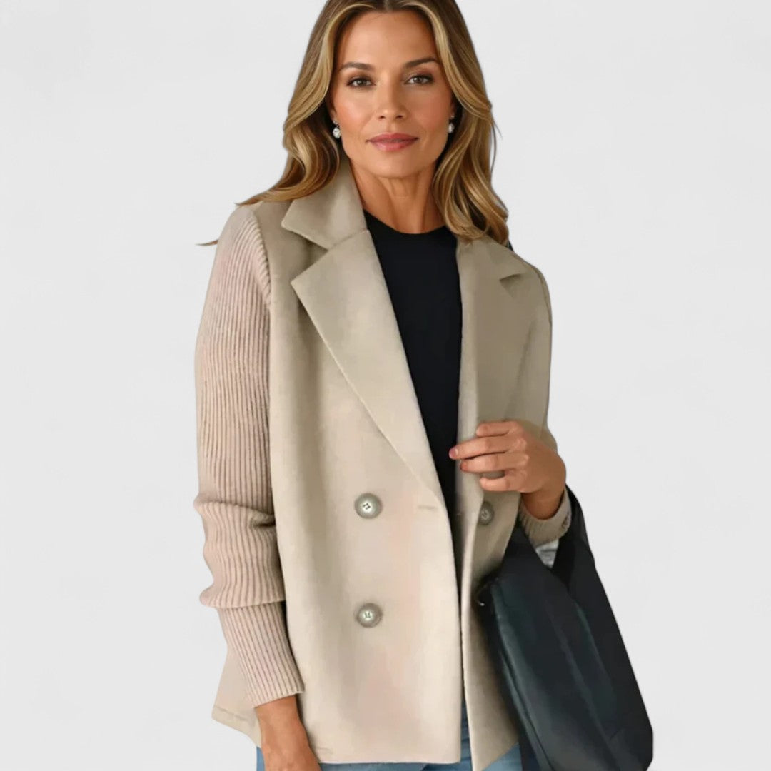Eva – Chic and Comfortable Knit Blazer for Effortless Style