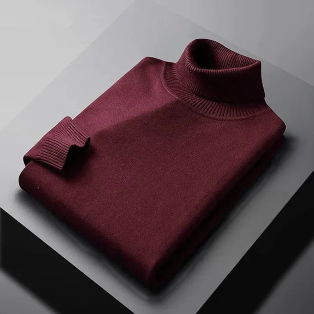 Monte Carlo Cashmere Turtleneck Sweater - Luxuriously Soft & Timeless