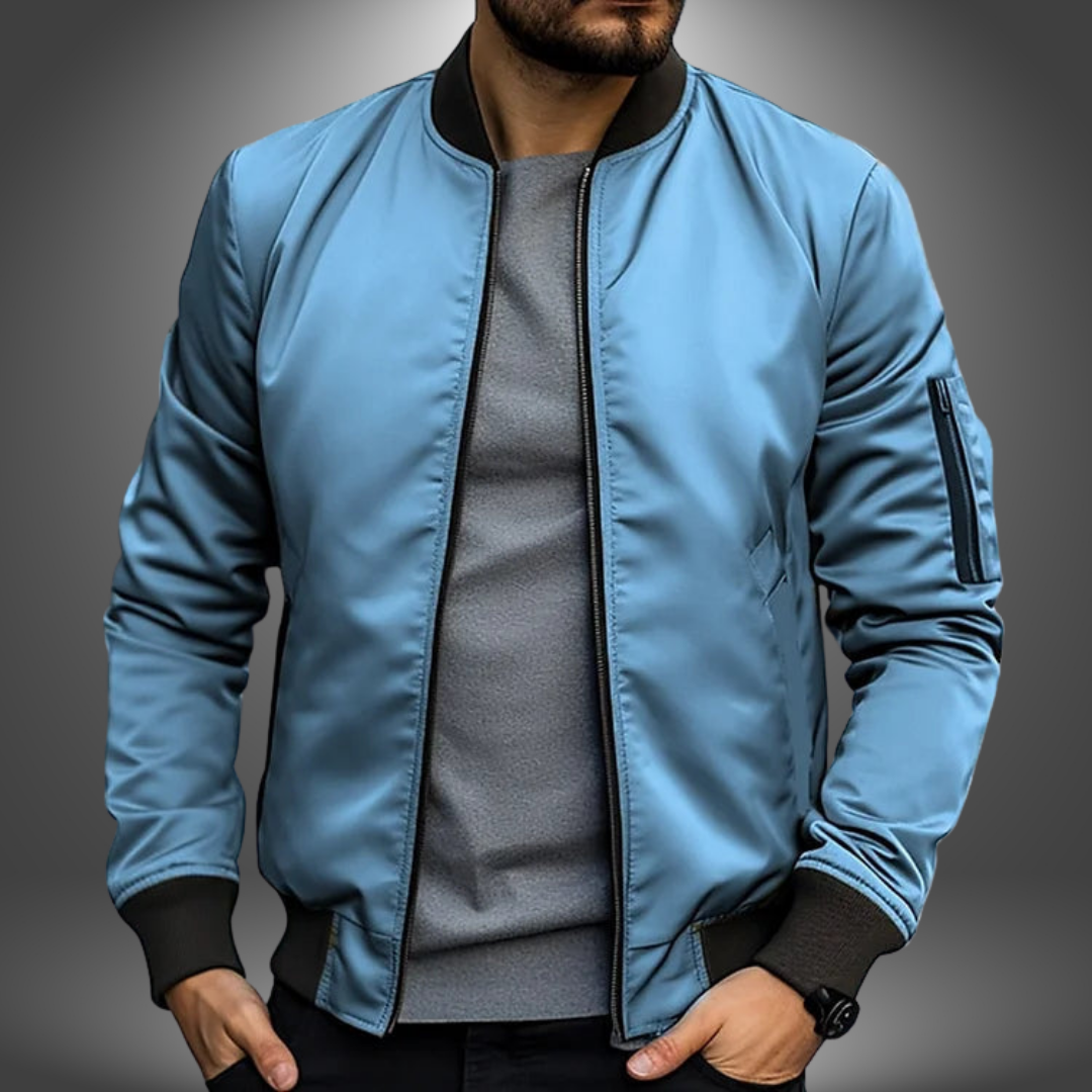 Oliver - Villepääkevénylightweight bomber jacket
