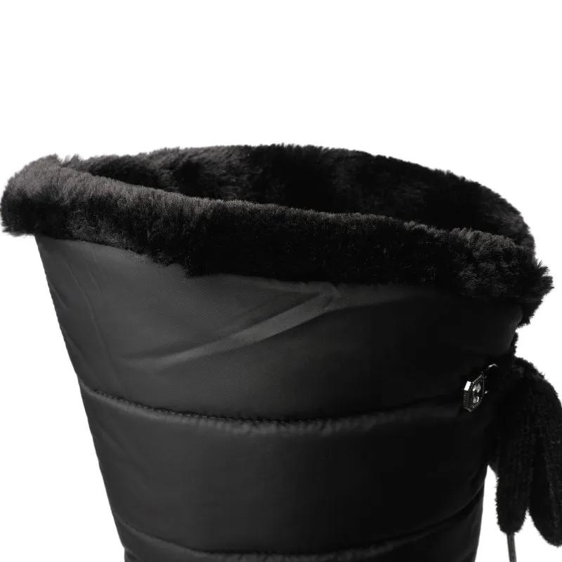 Warm and Elegant Plush Lace-up Ankle Boots for Women – Comfort and Style Guaranteed