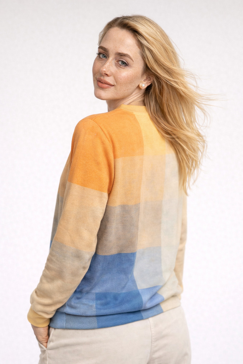 Orla | Stylish Geometric Print Cardigan for a Modern Look