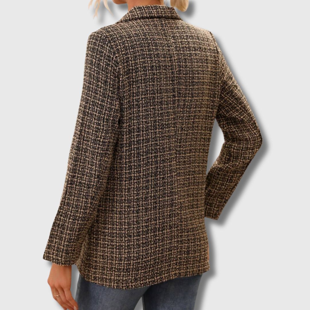 Sabine - Women's Elegant Tweed Blazer in Limited Edition