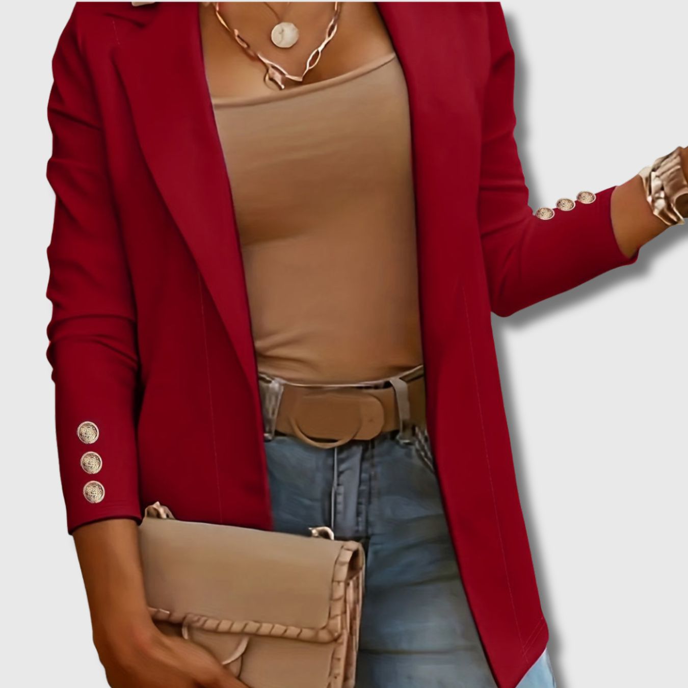 Noémie - Elegant Long Jacket for Women Limited Edition