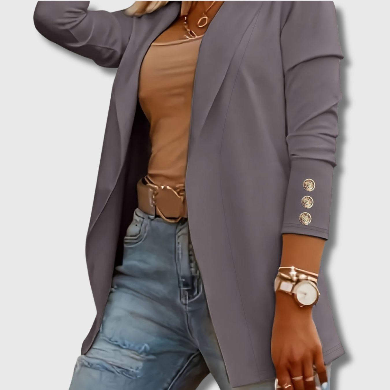 Noémie - Elegant Long Jacket for Women Limited Edition