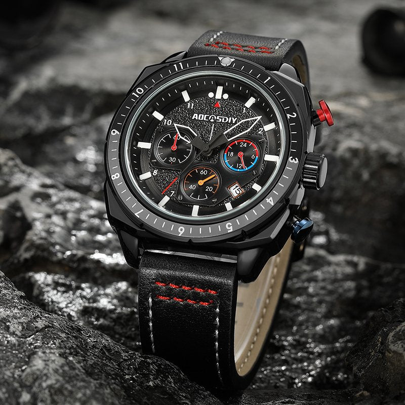Luxury Sport Quartz Chronograph Watch