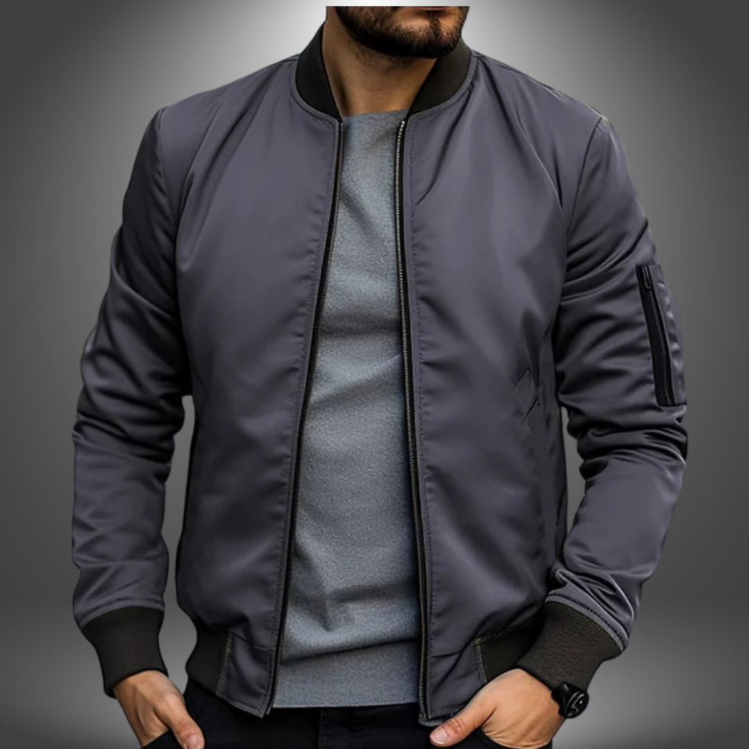 Oliver - Villepääkevénylightweight bomber jacket