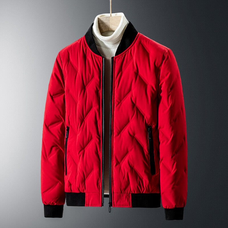 Chester Duck Down Jacket - Lightweight Warm Coat with Locking Feeling