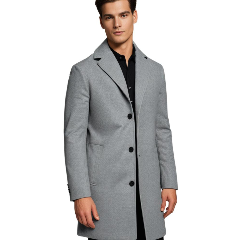 John - Elegant Unisex Wool Coat