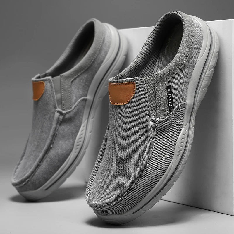 Retro Fabric Sports Shoes for Men – Comfortable and Stylish