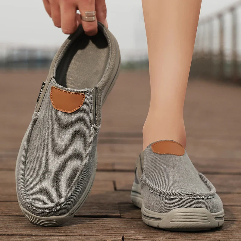 Retro Fabric Sports Shoes for Men – Comfortable and Stylish