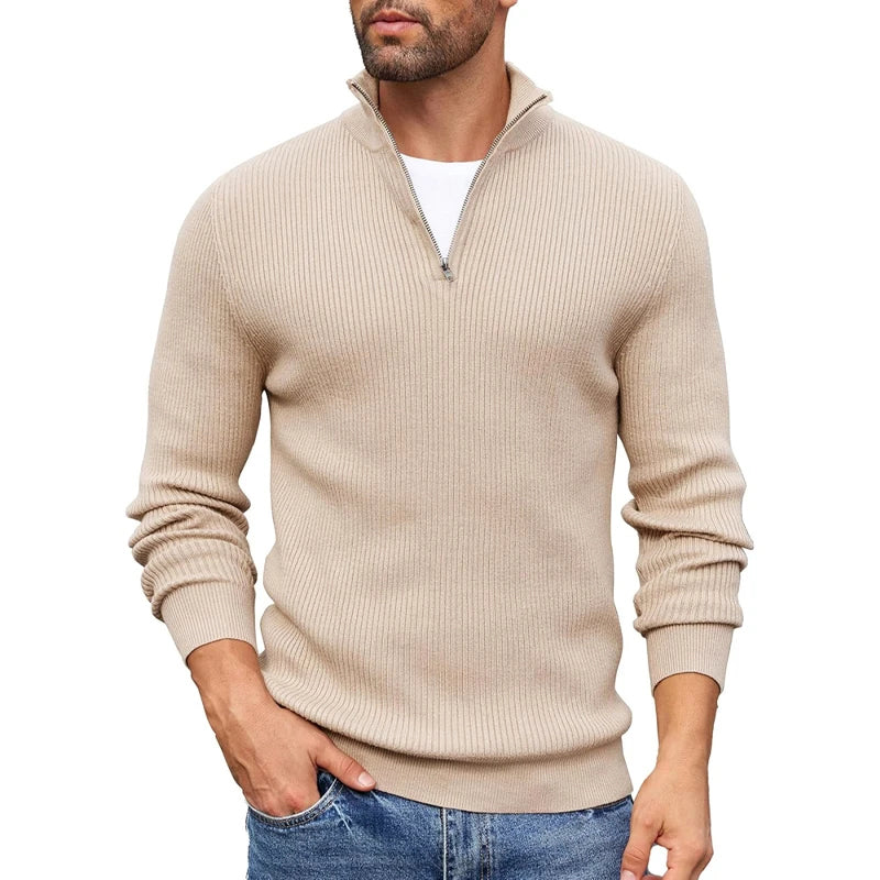 Hydeon | The Ultimate Classic Ribbed Comfort Sweater for Cozy Style