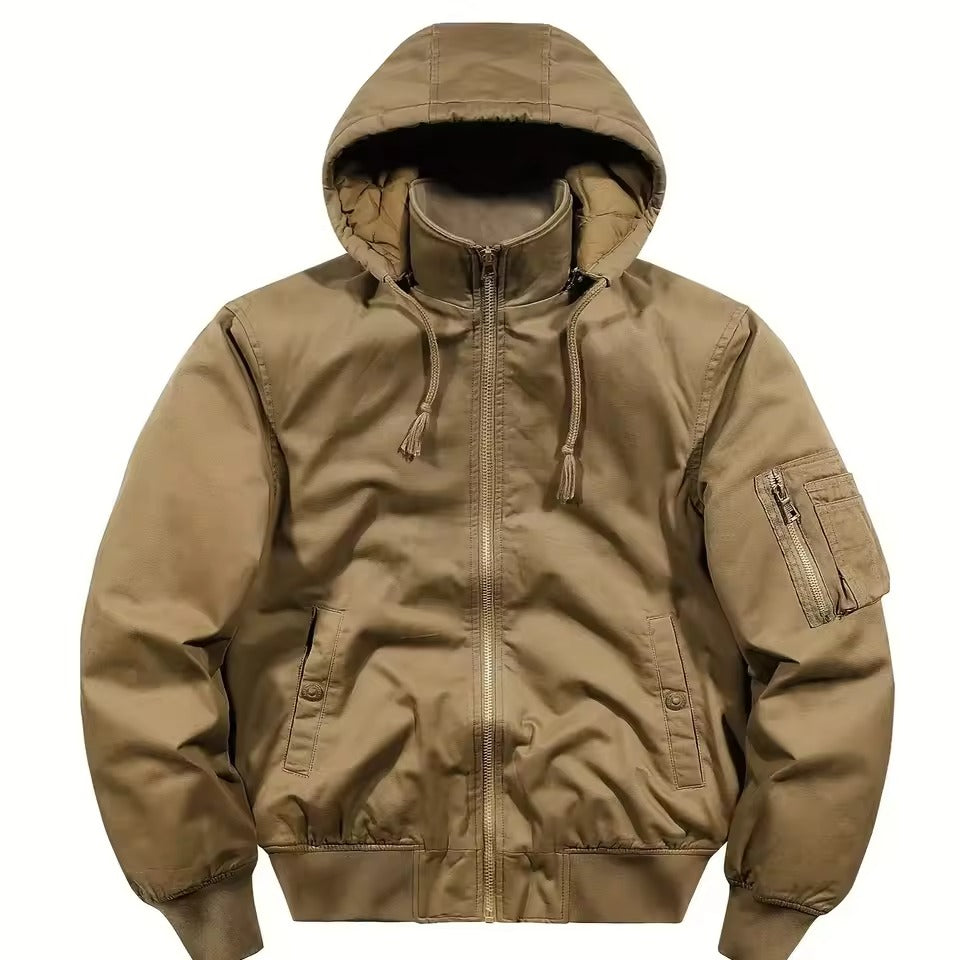 Cotton-padded jacket for daily use