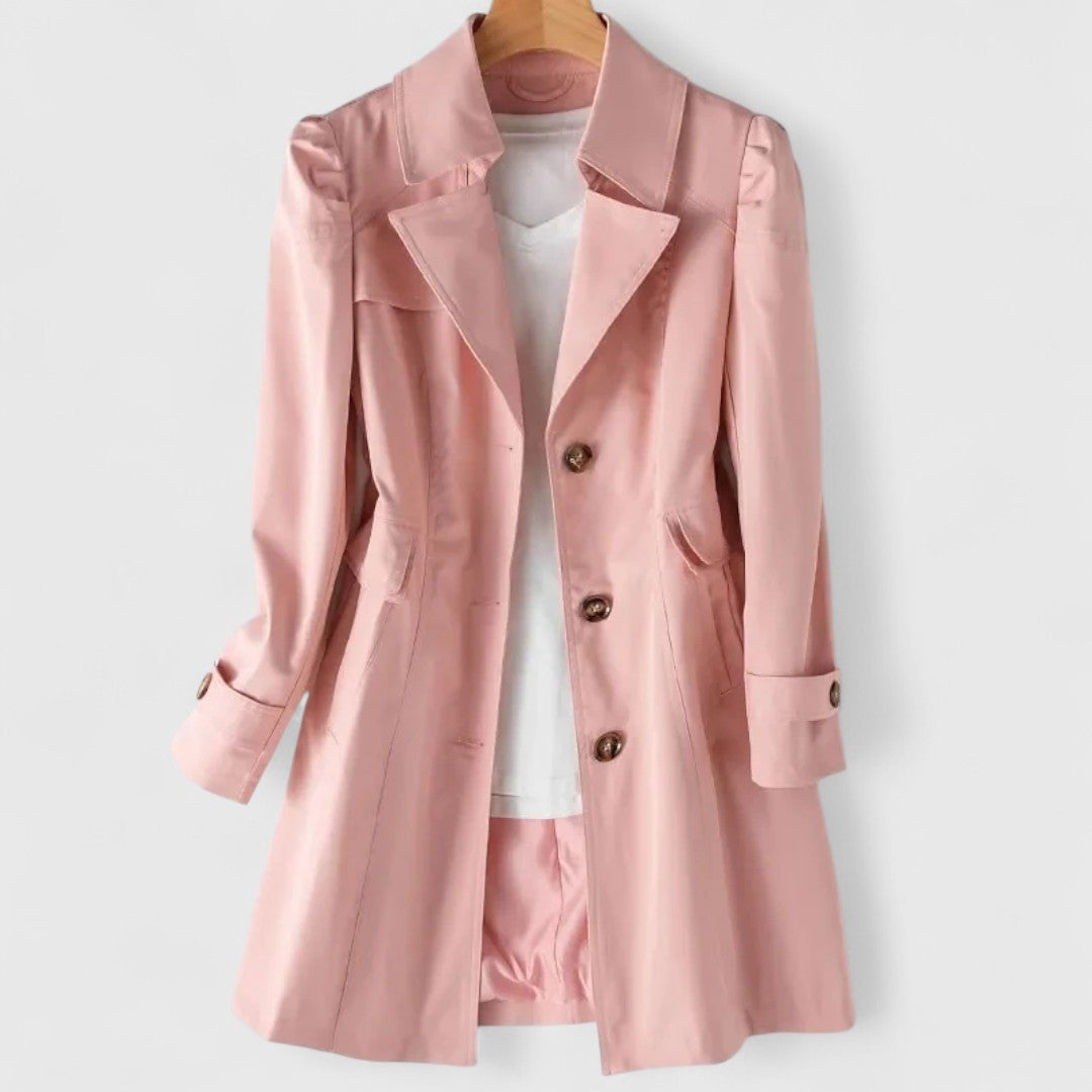 Elisanne – Tailored Jacket with Simple and Elegant Buttons