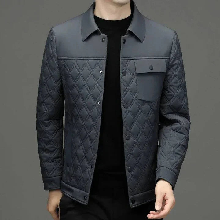 Michael Quilted Down Puffer for a Warm and Elegant Style