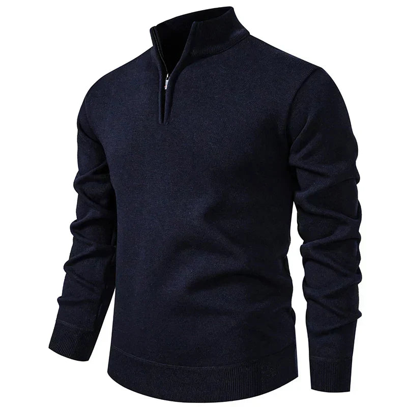 Calleron | Luxurious Elevated Quarter-Zip Sweater for Stylish Comfort