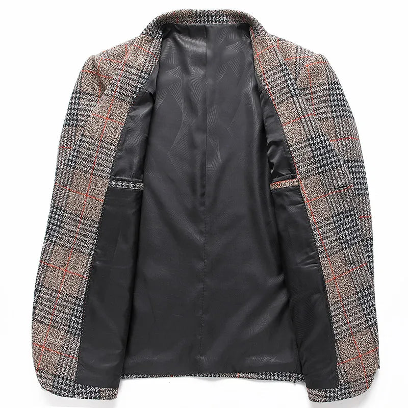 Giovanni Elegant Plaid Sport Coat for a Stylish Look