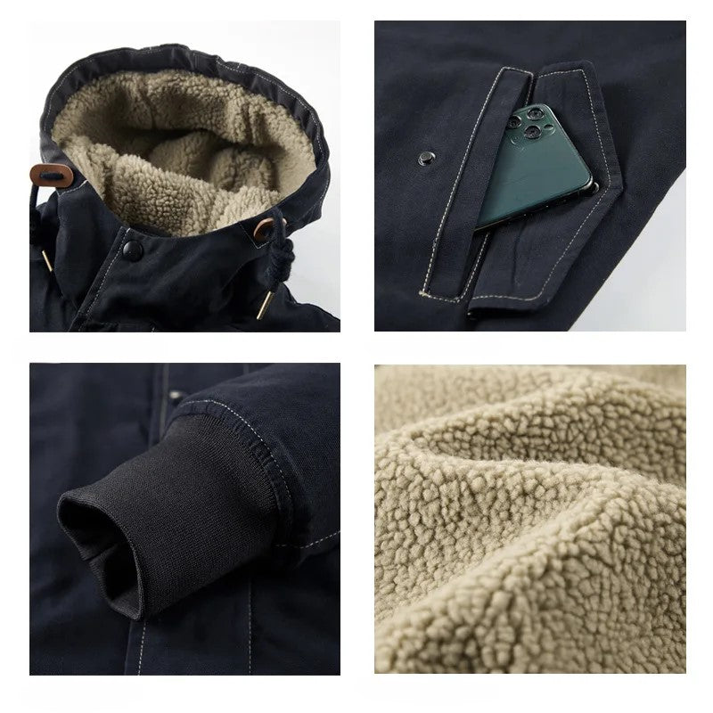 Thermo-Utility Hooded Sweatshirt for Ultimate Comfort